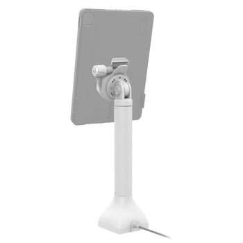 GDS® Uni-Conn™ Powered 14" Locking Pedestal Dock with USB-C - Gray