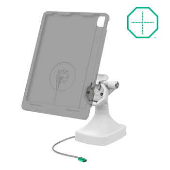 GDS® Uni-Conn™ Powered Locking Tilt & Swivel Dock with USB-C + Data Gray