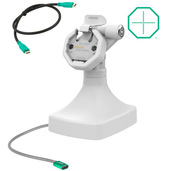 RAM-GDS-DOCKLR-D14-U3C-GRY:RAM-GDS-DOCKLR-D14-U3C-GRY_1:GDS Uni-Conn™ Powered Locking Tilt & Swivel Dock with USB-C - Gray