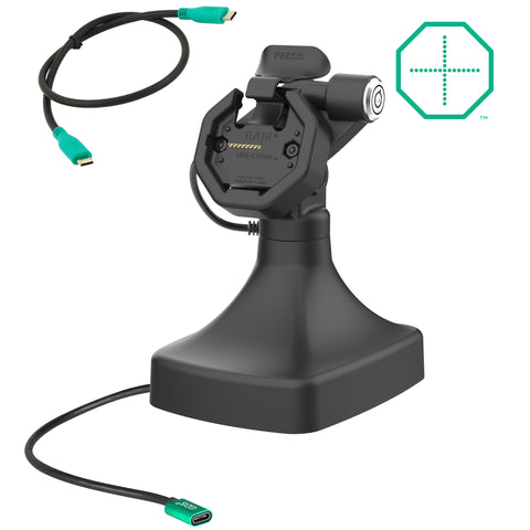 GDS® Uni-Conn™ Powered Locking Tilt & Swivel Dock with USB-C