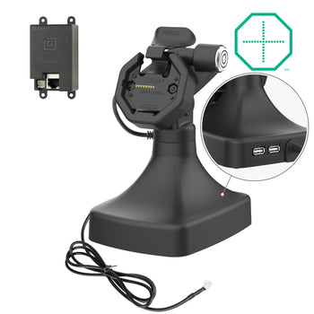 RAM-GDS-DOCKLR-D14-U3E-2A:RAM-GDS-DOCKLR-D14-U3E-2A_1:GDS Uni-Conn™ Powered Locking Tilt & Swivel Dock with PoE + Data