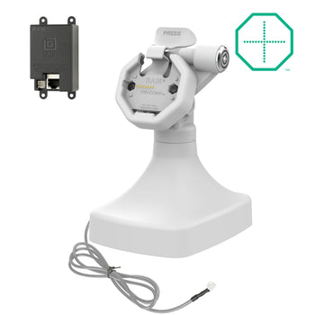 RAM-GDS-DOCKLR-D14-U3E-GRY:RAM-GDS-DOCKLR-D14-U3E-GRY_1:GDS Uni-Conn™ Powered Locking Tilt & Swivel Dock with PoE - Gray