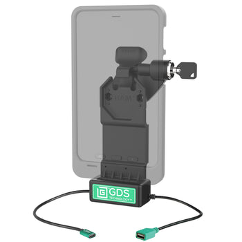 GDS® Uni-Conn™ Right Locking Dock + Single USB-A with Release Lever