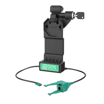 RAM-GDS-DOCKLR-U1CP-RJ45AU:RAM-GDS-DOCKLR-U1CP-RJ45AU_1:GDS Uni-Conn™ Right Locking Dock + USB-A & RJ45 with Release Lever