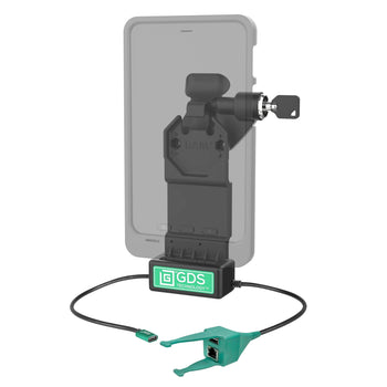 GDS® Uni-Conn™ Right Locking Dock + USB-A & RJ45 with Release Lever