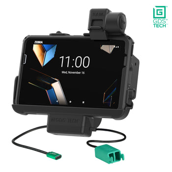 GDS® Power + Dual USB Dock with Latch for Zebra ET401 & ET4x 8"