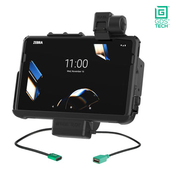 RAM-GDS-DOCKNLL-ZE21PDU:RAM-GDS-DOCKNLL-ZE21PDU_1:GDS Power + Data Dock with Latch for Zebra ET401 & ET4x 10"