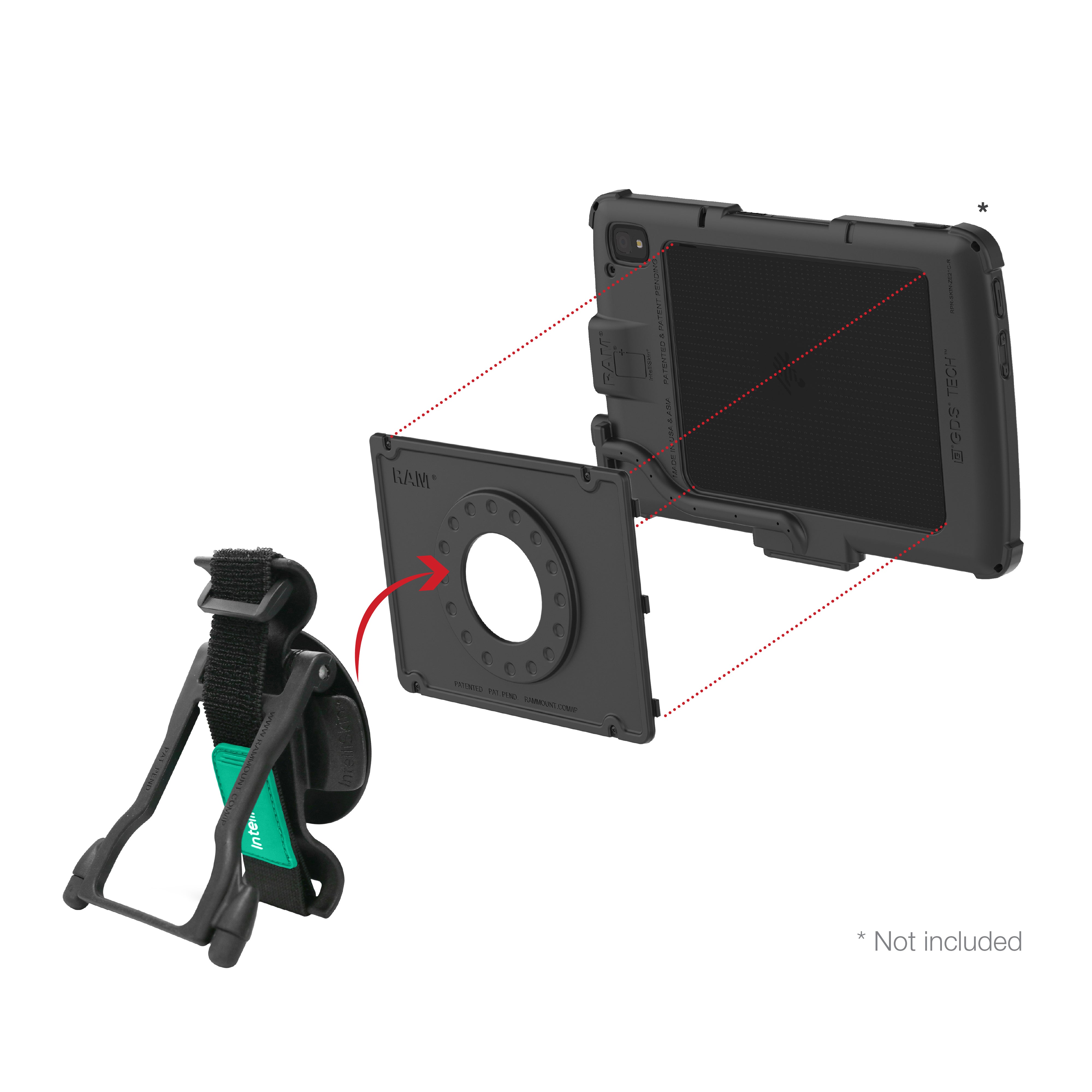 GDS® Hand-Stand™ for Zebra ET401 & ET4x 10” Enterprise Tablet