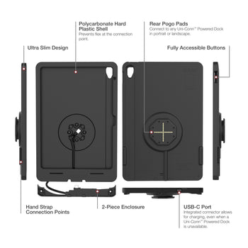 IntelliSkin® Thin-Case™ for iPad 10th & 11th Gen (Rear Pogo Pads)