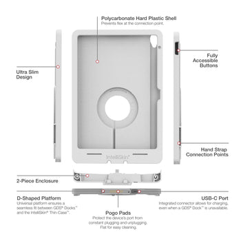 IntelliSkin® Thin-Case™ for iPad 10th & 11th Gen - Gray