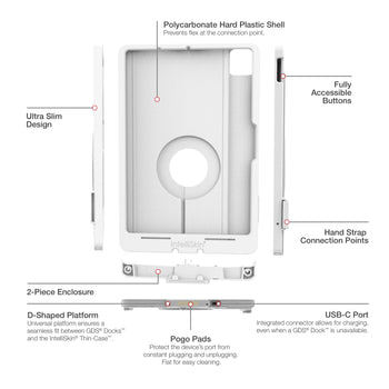 IntelliSkin® Thin-Case™ for iPad Pro 11 (M4 & M5) - Gray