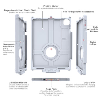 IntelliSkin® Next Gen for iPad Pro 13 (M4), Air 13 & Pro 12.9 - Gray