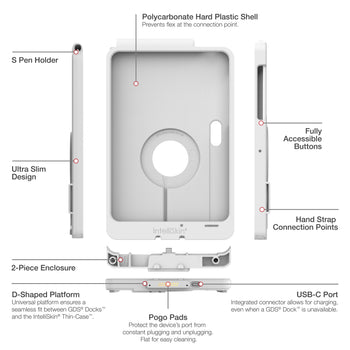 IntelliSkin® Thin-Case™ for Samsung Tab Active5 Pro & 4 Pro - Gray