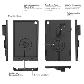 IntelliSkin® Thin-Case™ for Samsung Tab A9+/A11+ & MagTek Module