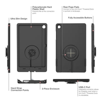 IntelliSkin® Thin-Case™ for Samsung Tab A11+ (Rear Pogo Pads)