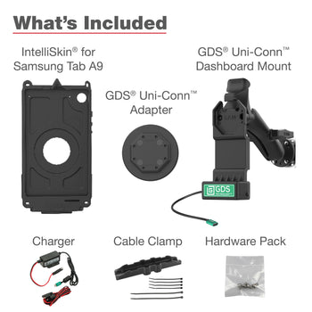 GDS® Uni-Conn™ Vehicle Bundle for Samsung Tab A9