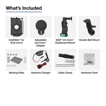 GDS® Uni-Conn™ Vehicle Bundle for Apple iPad mini (A17 Pro) & mini 6