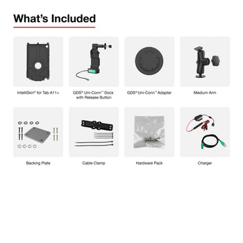 GDS® Uni-Conn™ Locking Vehicle Bundle for Samsung Tab A11+