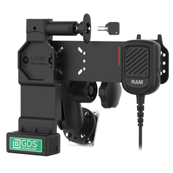 GDS® Uni-Conn™ Locking PTT Remote Speaker Mic Bundle for ESChat & Zello