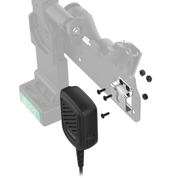 GDS® Uni-Conn™ Locking PTT Remote Speaker Mic Bundle for ESChat & Zello