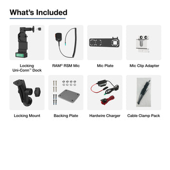 GDS® Uni-Conn™ Locking PTT Remote Speaker Mic Bundle for ESChat & Zello