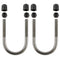RAM® Stainless Steel U-Bolt Hardware Pack for Rails 1" to 1.25"