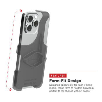 RAM® Form-Fit Holder for Apple iPhone 13, 13 Pro, 14, 14 Pro, 15 & 16