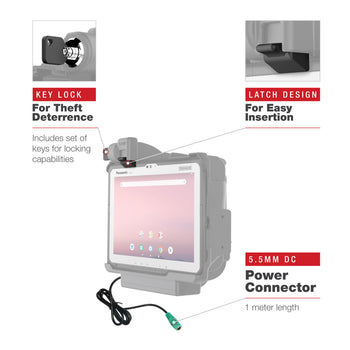 RAM® Locking Powered Dock for Panasonic FZ-A3