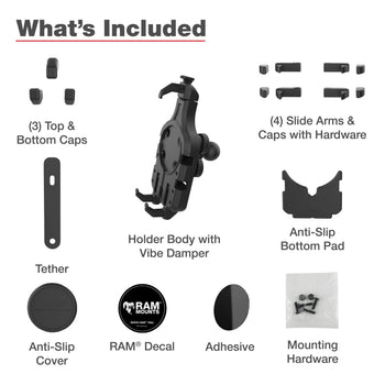 RAM® Quick-Grip™ Pro Phone Holder with Ball & Vibration Damper