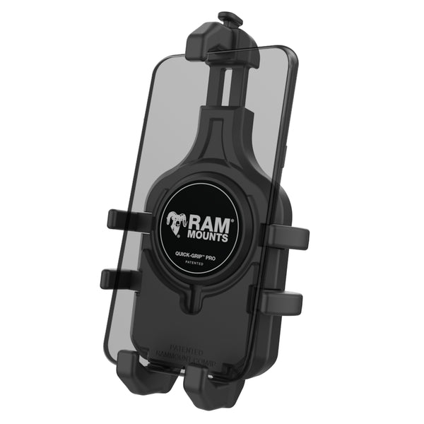RAM QUICK GRIP スマホホルダー USBワイヤレス充電機能付き RAM® Quick-Grip™ Pro Phone Holder – RAM Mounts