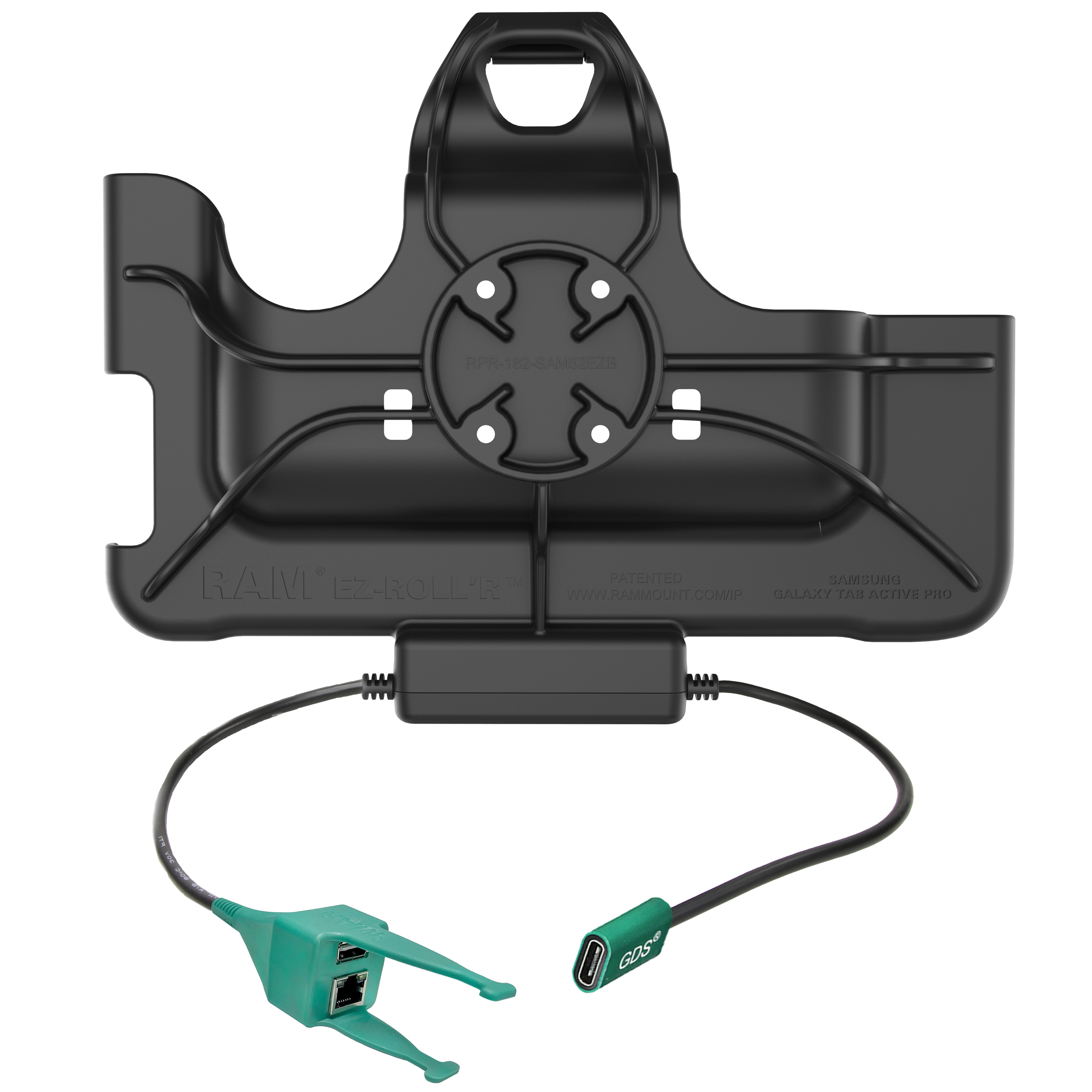 RAM® USB-C Powered Dock + USB-A & RJ45 Data for Tab Active5 Pro