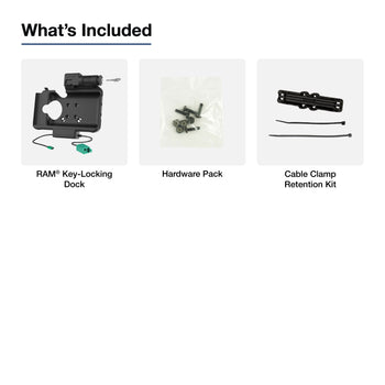 RAM® Key Locking Power + Dual USB Dock for Samsung Tab Active5 & 3