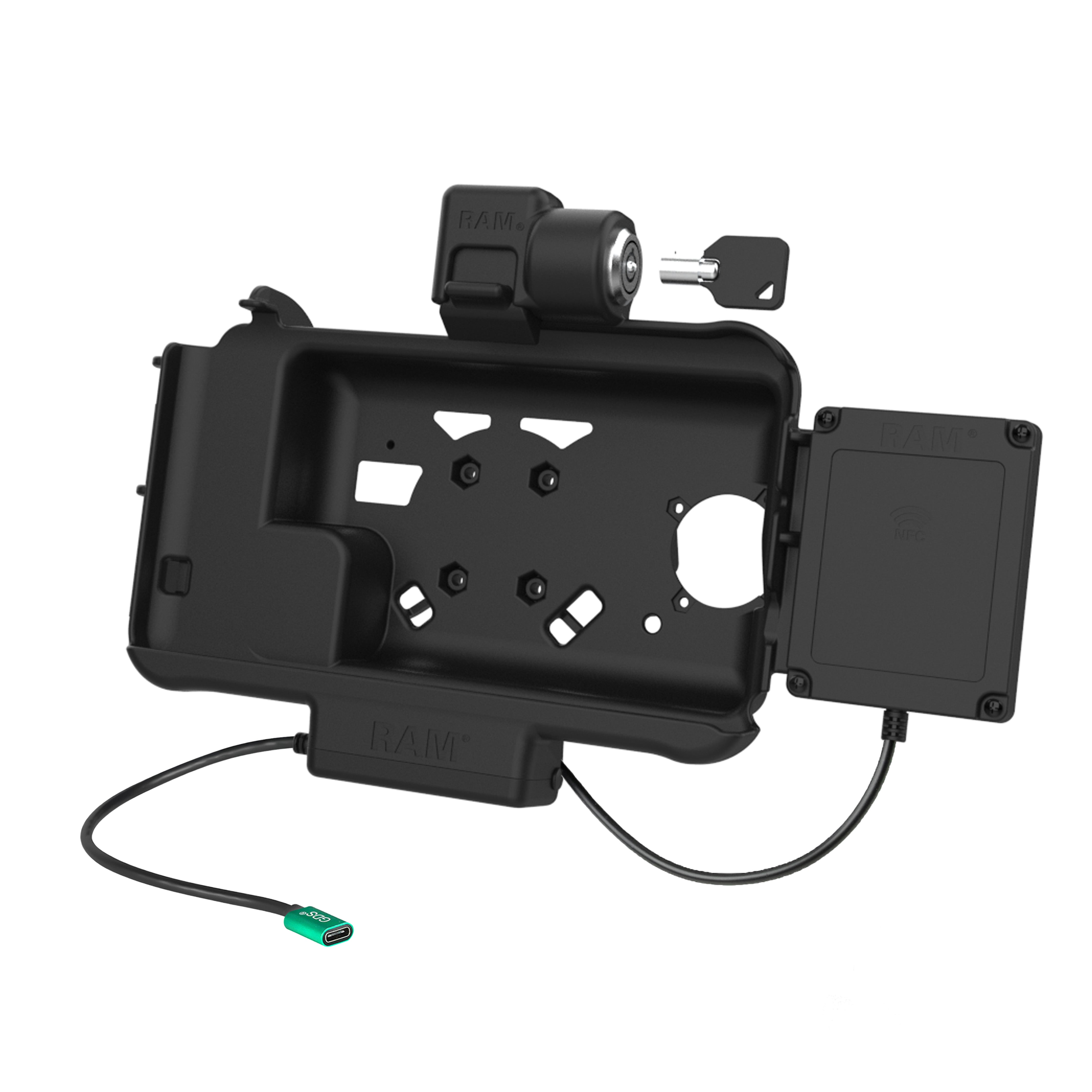 RAM® Locking USB-C Powered Dock for Tab Active5 & 3 with NFC