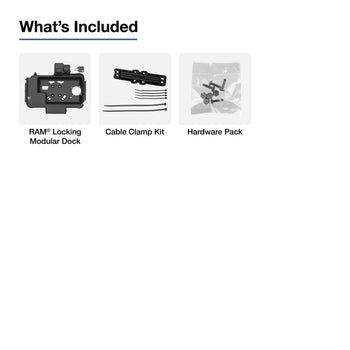 RAM® Locking Modular USB-C Dock + Dual USB-A for Samsung Tab Active5 & 3