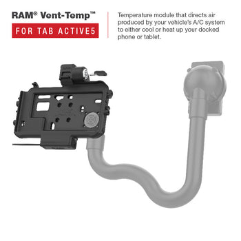 RAM® Thin-Dock™ Locking Powered Dock for Tab Active5 & 3