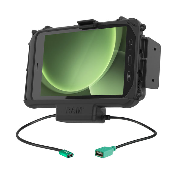 RAM® EZ-Roll'r™ Modular Power + Single USB Dock Samsung Tab