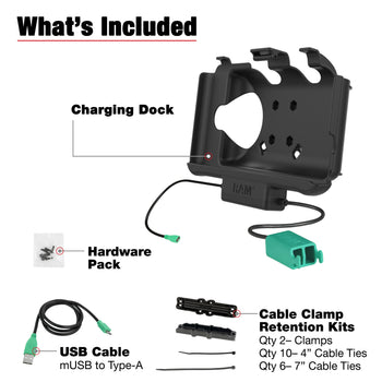 RAM® EZ Roll'r™ Dual USB Dock for Samsung Tab Active5 & 3