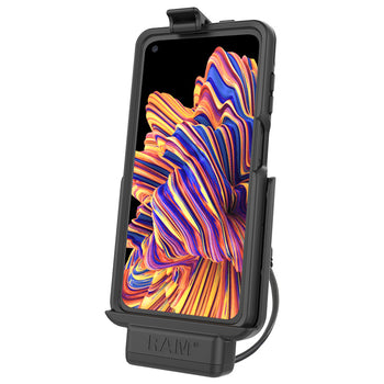 RAM-HOL-SAM9P-OT2U:RAM-HOL-SAM9P-OT2U_1:RAM Powered Dock for Samsung XCover Pro with OtterBox uniVERSE