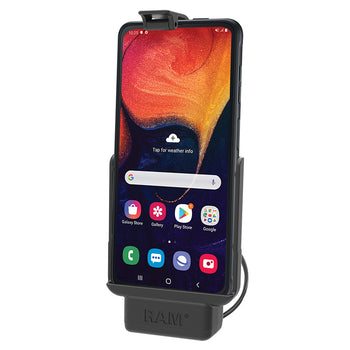 RAM-HOL-SAM9PU:RAM-HOL-SAM9PU_1:RAM EZ-Roll'r™ Powered Dock for Samsung XCover Pro