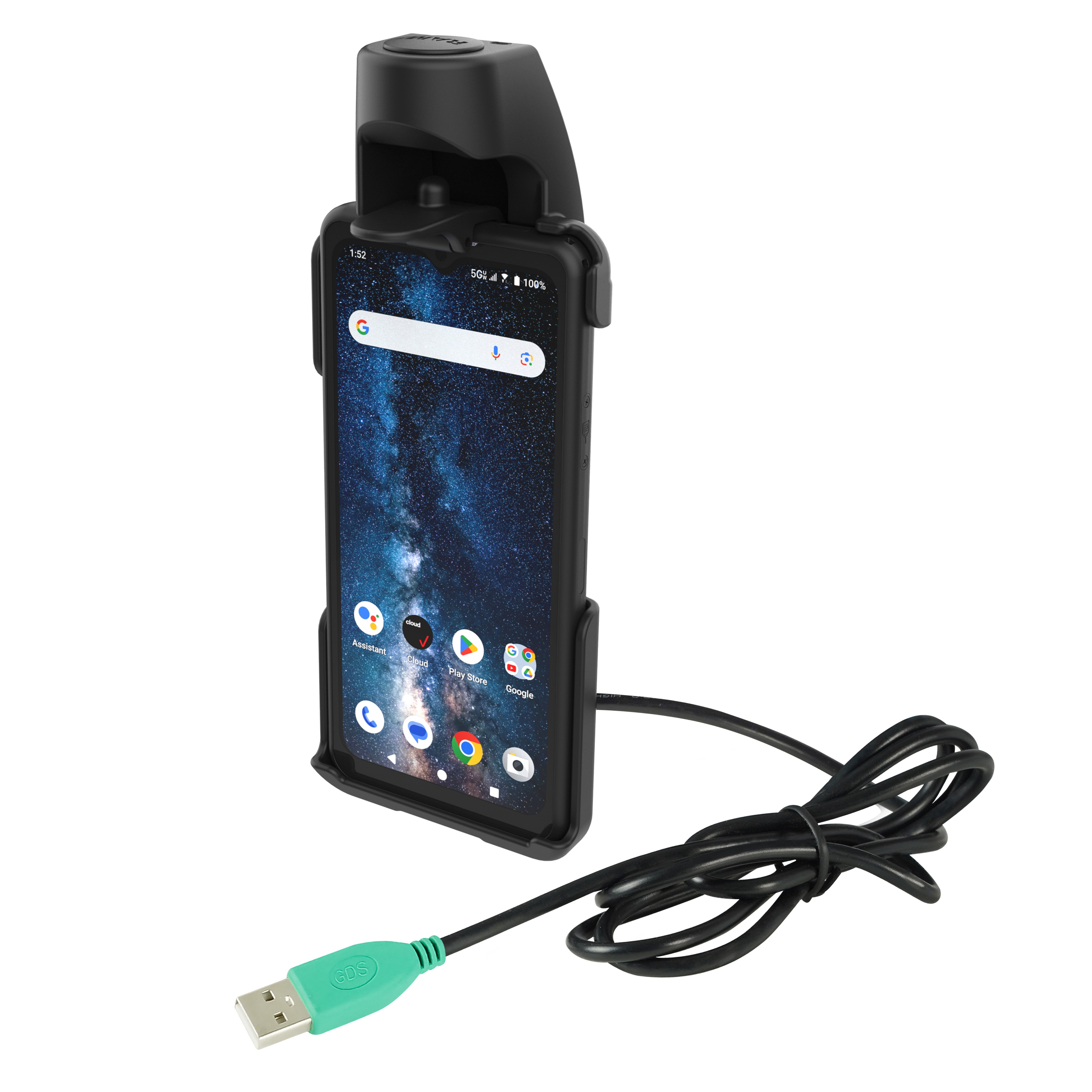 RAM® EZ-Roll'r™ Powered Dock for Sonim XP Pro, Pro Thermal & Pro E