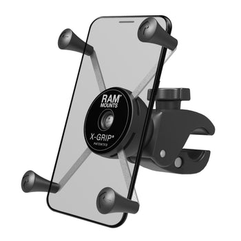 RAM Mounts X-Grip Large Phone Holder With Tough-Claw Base For Motorcycle & ATV Handlebars