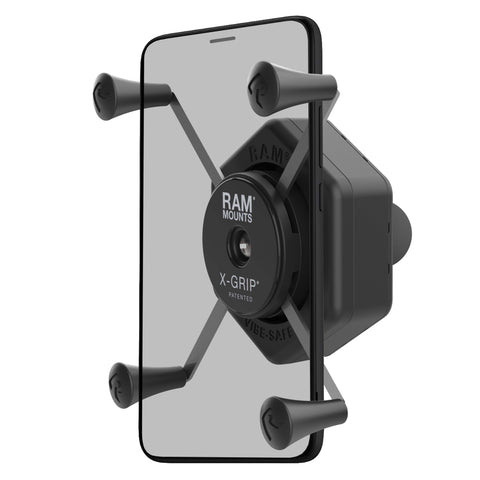 RAM X-Grip Large Phone Holder with Ball & Vibe-Safe Adapter RAM X-Grip Large Phone Holder with Ball & Vibe-Safe Adapter