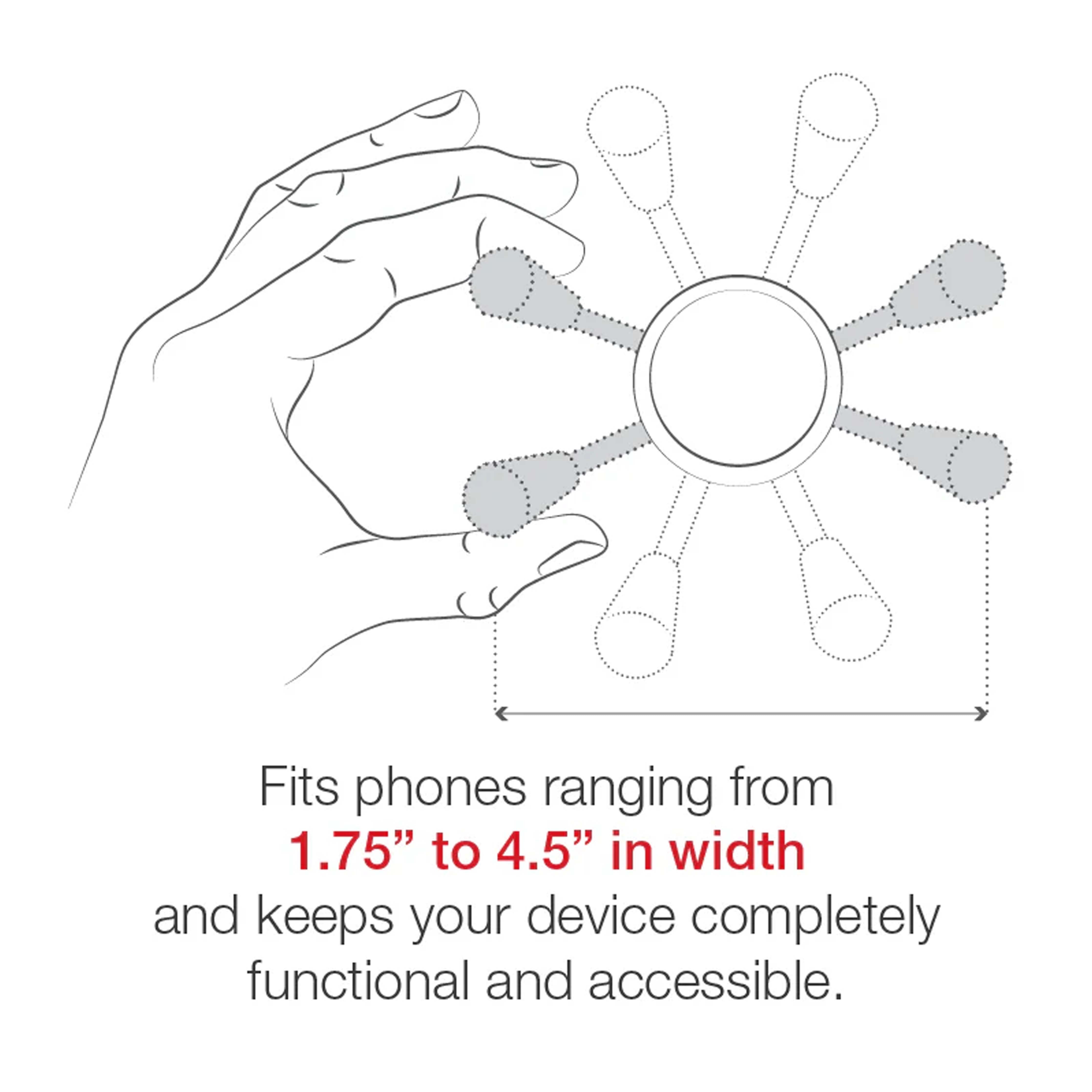 RAM® X-Grip® Large Phone Holder with RAM® Snap-Link™ Socket – RAM