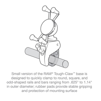 RAM® X-Grip® Phone Mount with RAM® Snap-Link™ Tough-Claw™