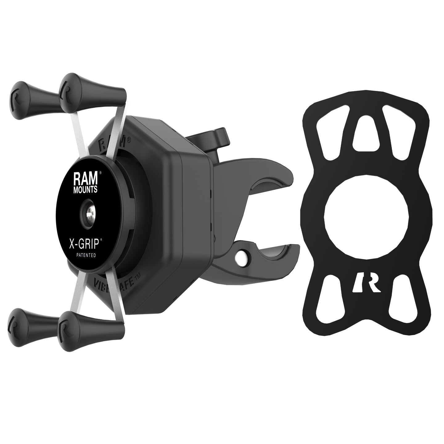 RAM® X-Grip® Phone Mount with Vibe-Safe™ & Small Tough-Claw™ – RAM Mounts