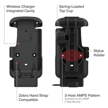RAM® Form-Fit Powered Dock for Zebra TC53 & TC58