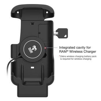 RAM® Key-Locking Form-Fit Holder for Zebra TC73 & TC78