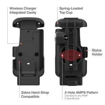 RAM® Key-Locking Form-Fit Holder for Zebra TC73 & TC78