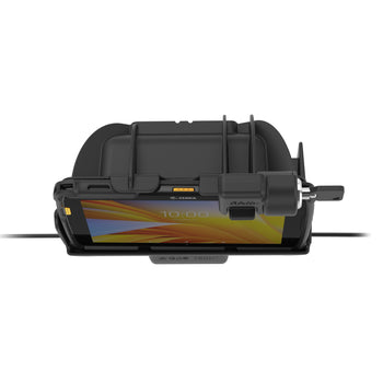 Locking RAM® Tough-Dock™ Power + Dual USB for Zebra ET401 & ET4x 8"