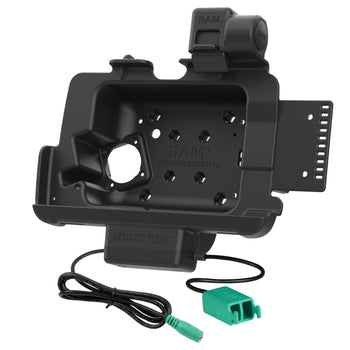 RAM® Tough-Dock™ Power + Dual USB with Latch for Zebra ET401 & ET4x 8"